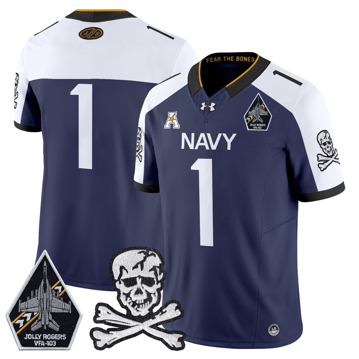 Navy MID 2024 Vapor Limited Jersey - All Stitched