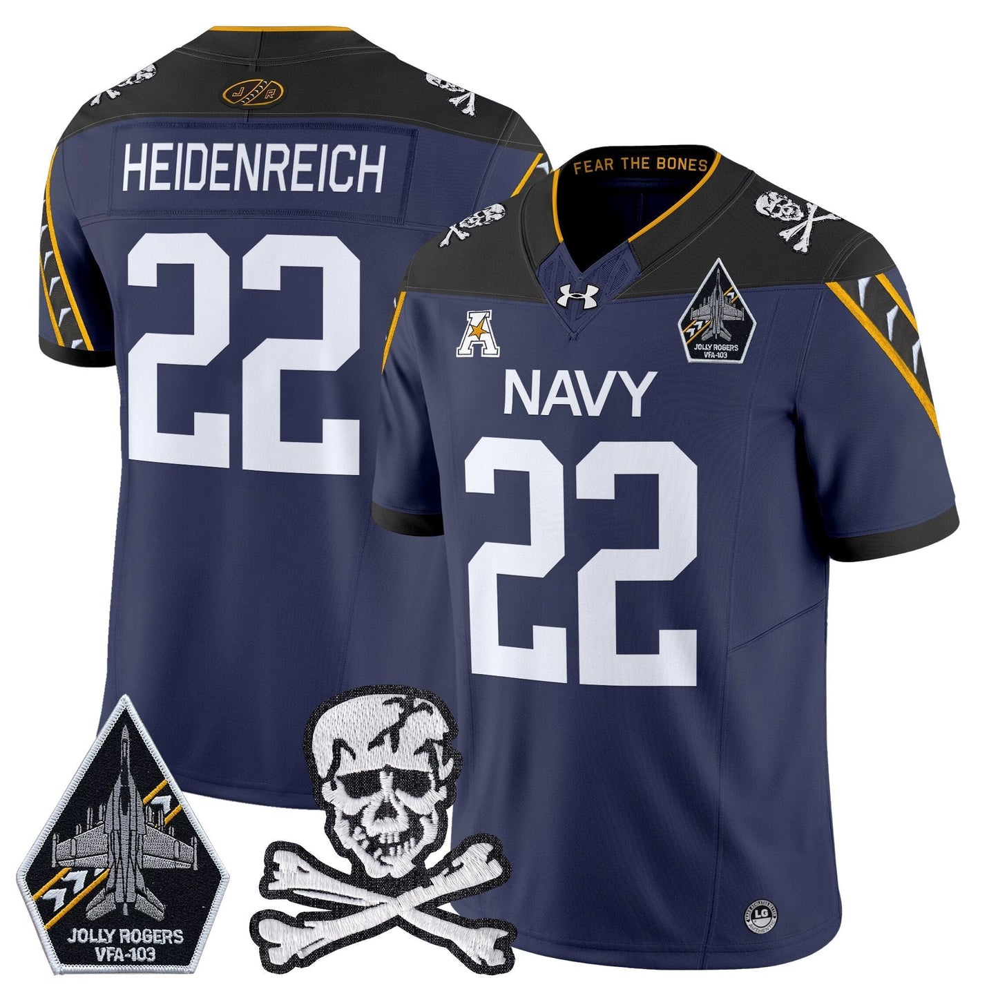 Navy MID 2024 Vapor Limited Jersey - All Stitched