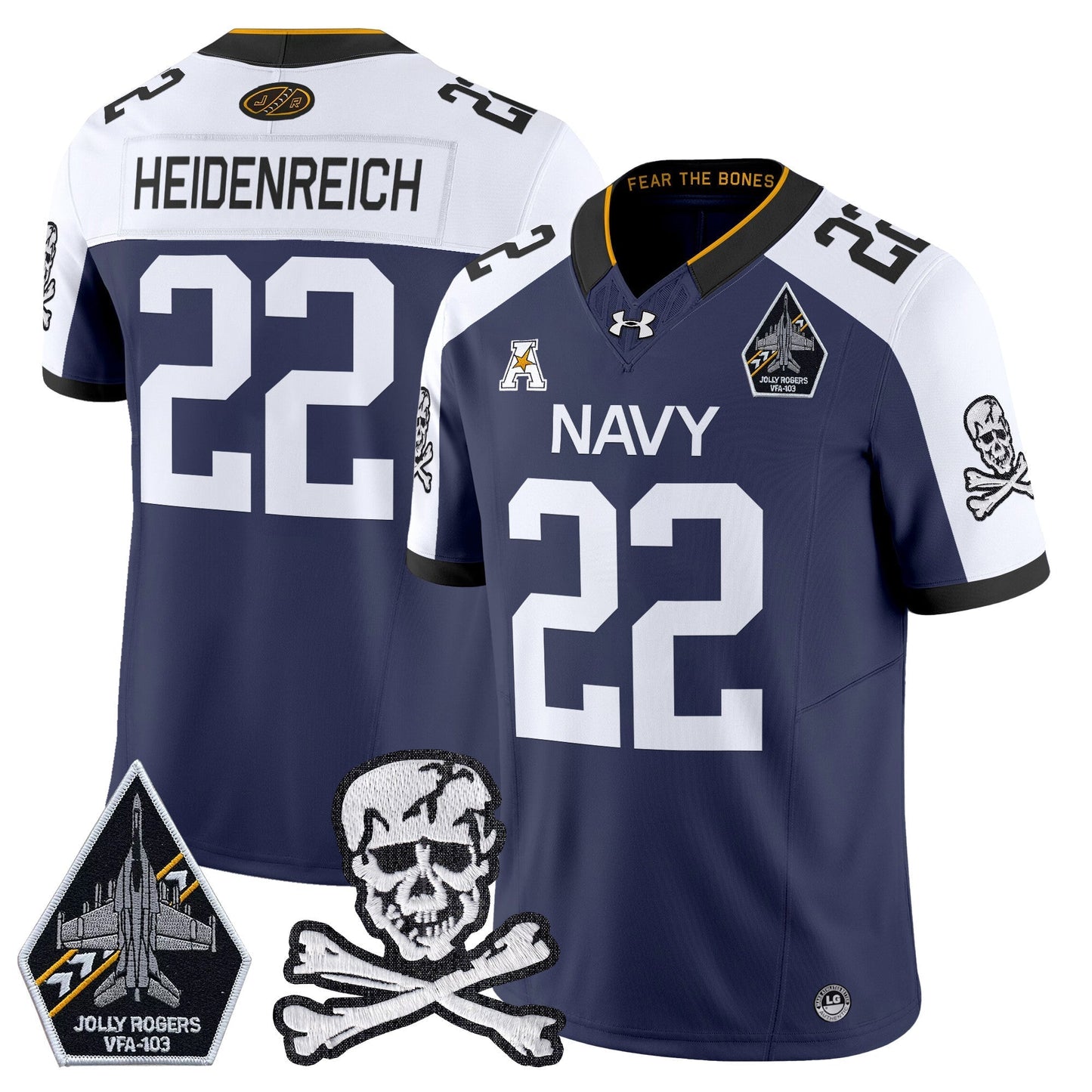 Navy MID 2024 Vapor Limited Jersey - All Stitched