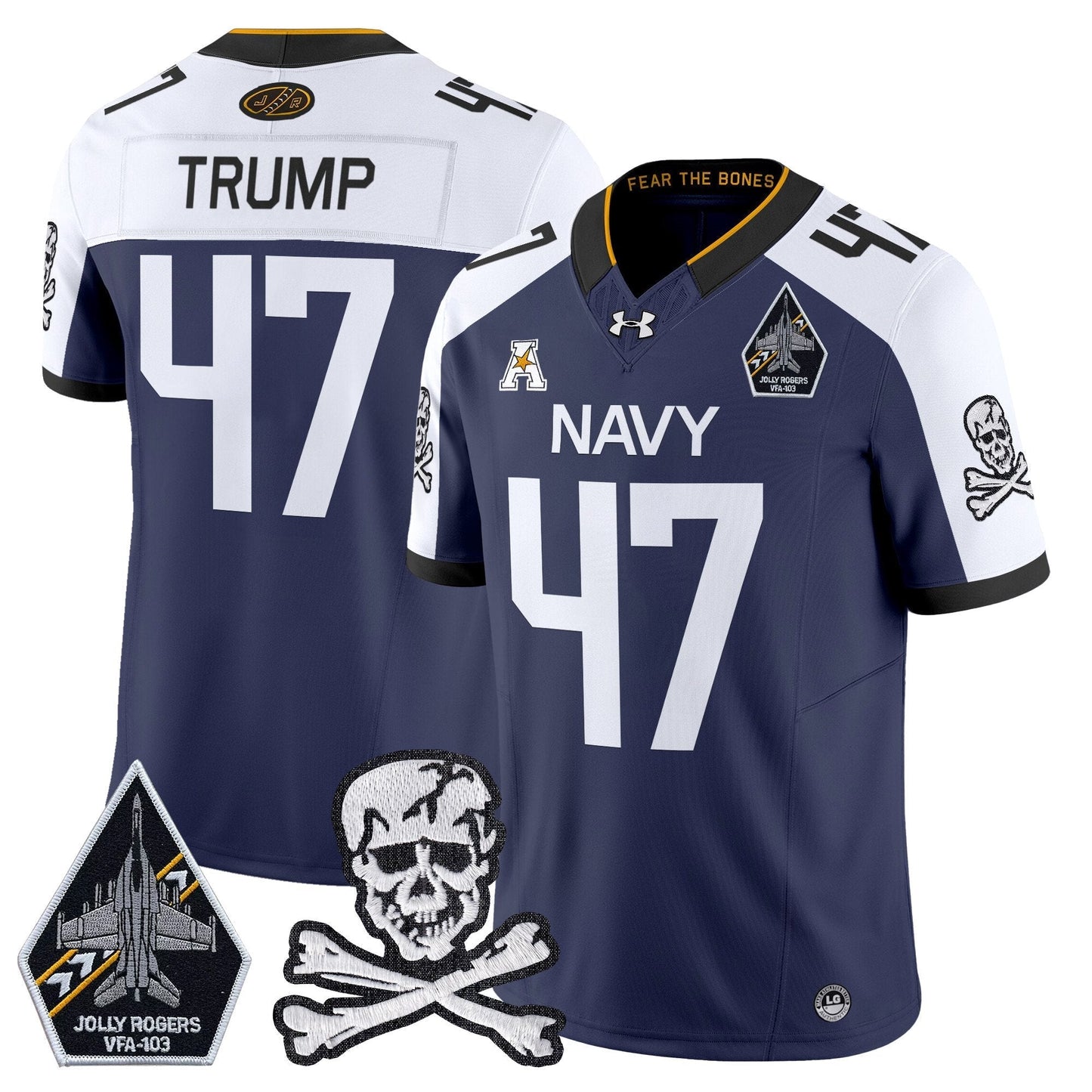 Navy MID 2024 Vapor Limited Jersey - All Stitched