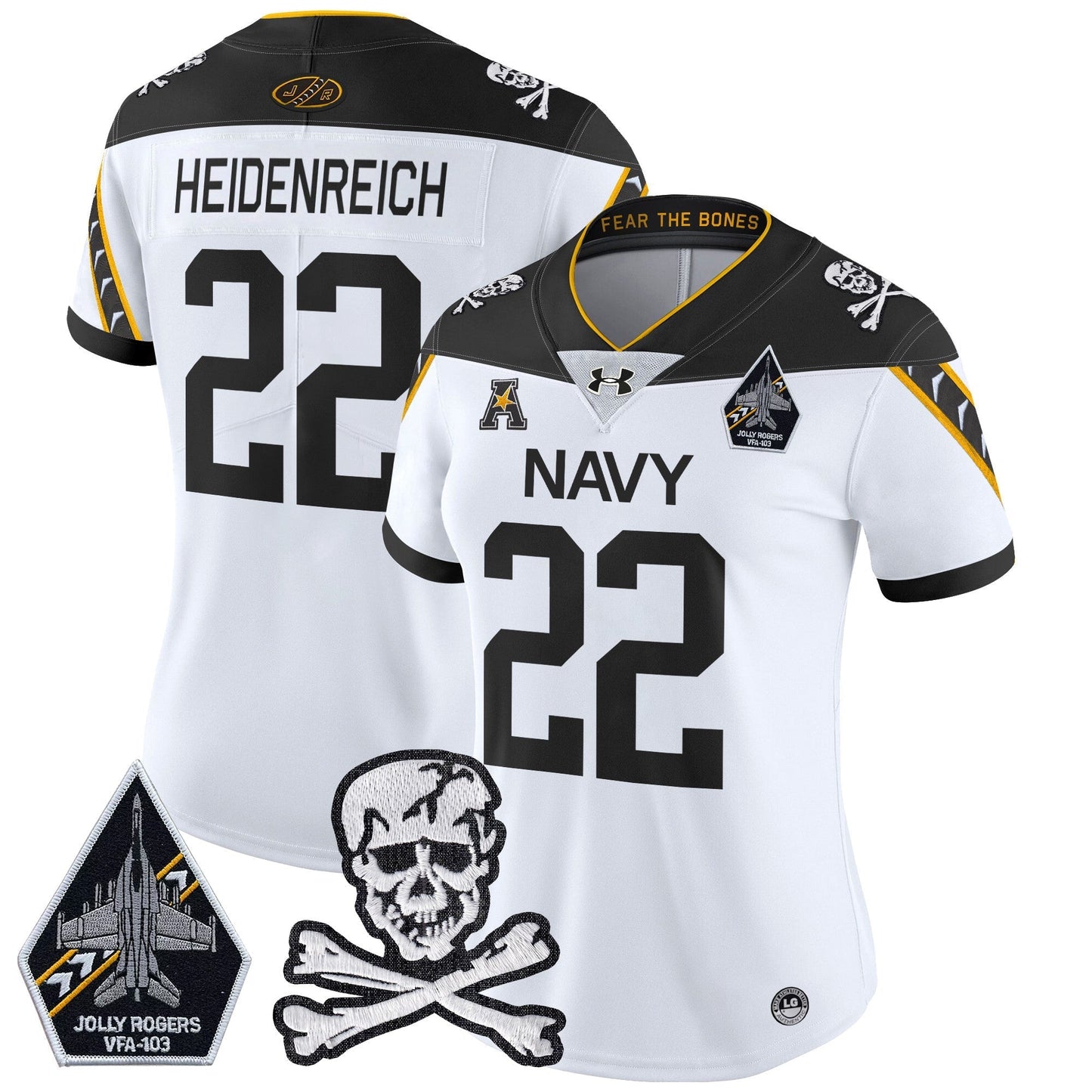 Women Navy MID 2024 Vapor Limited Jersey - All Stitched