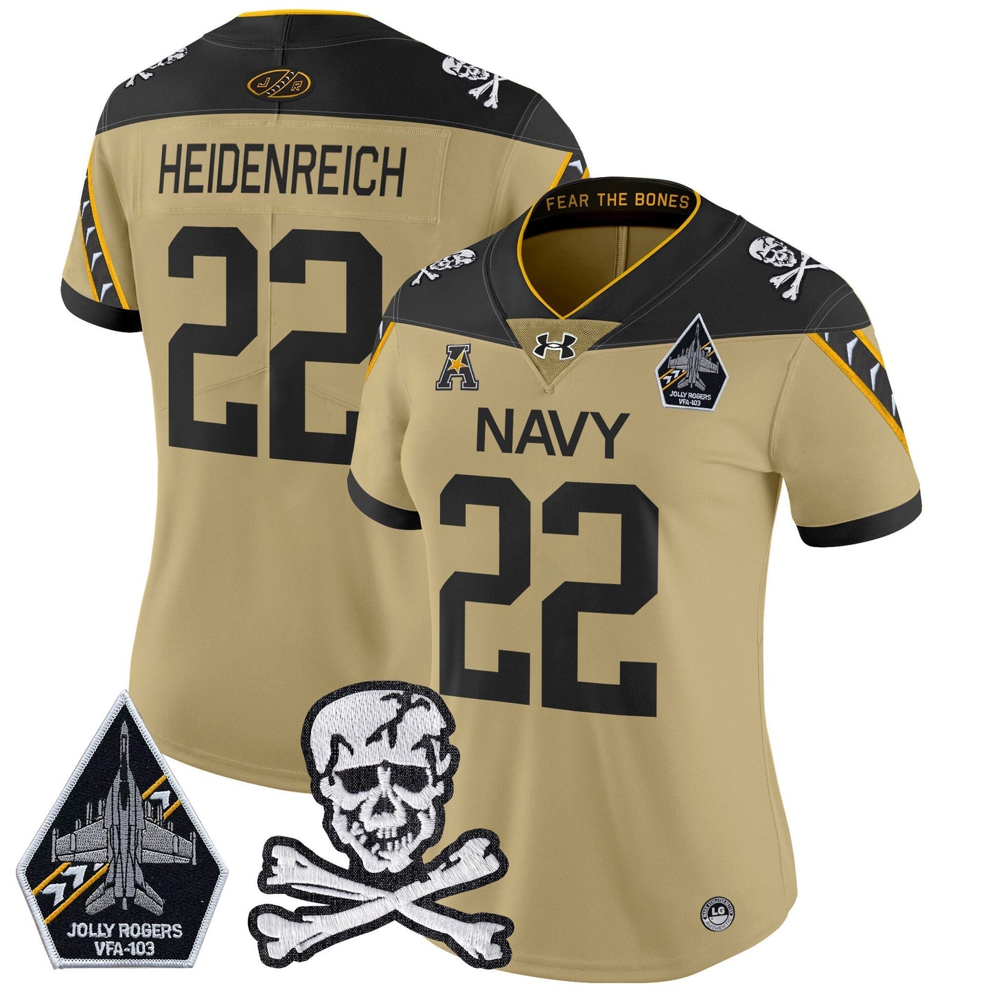Women Navy MID 2024 Vapor Limited Jersey - All Stitched