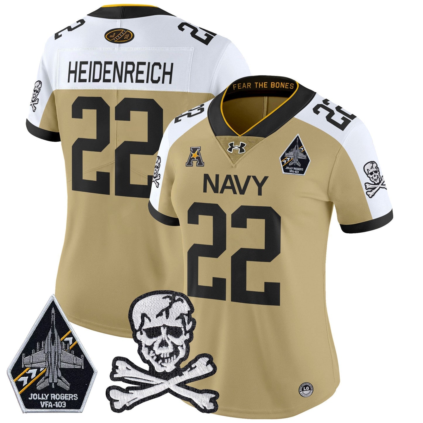 Women Navy MID 2024 Vapor Limited Jersey - All Stitched