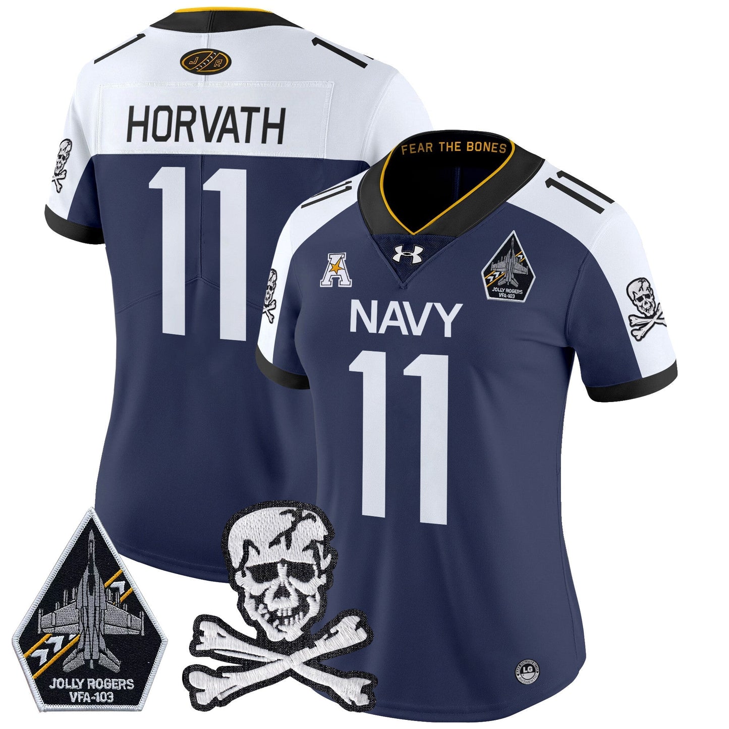 Women Navy MID 2024 Vapor Limited Jersey - All Stitched