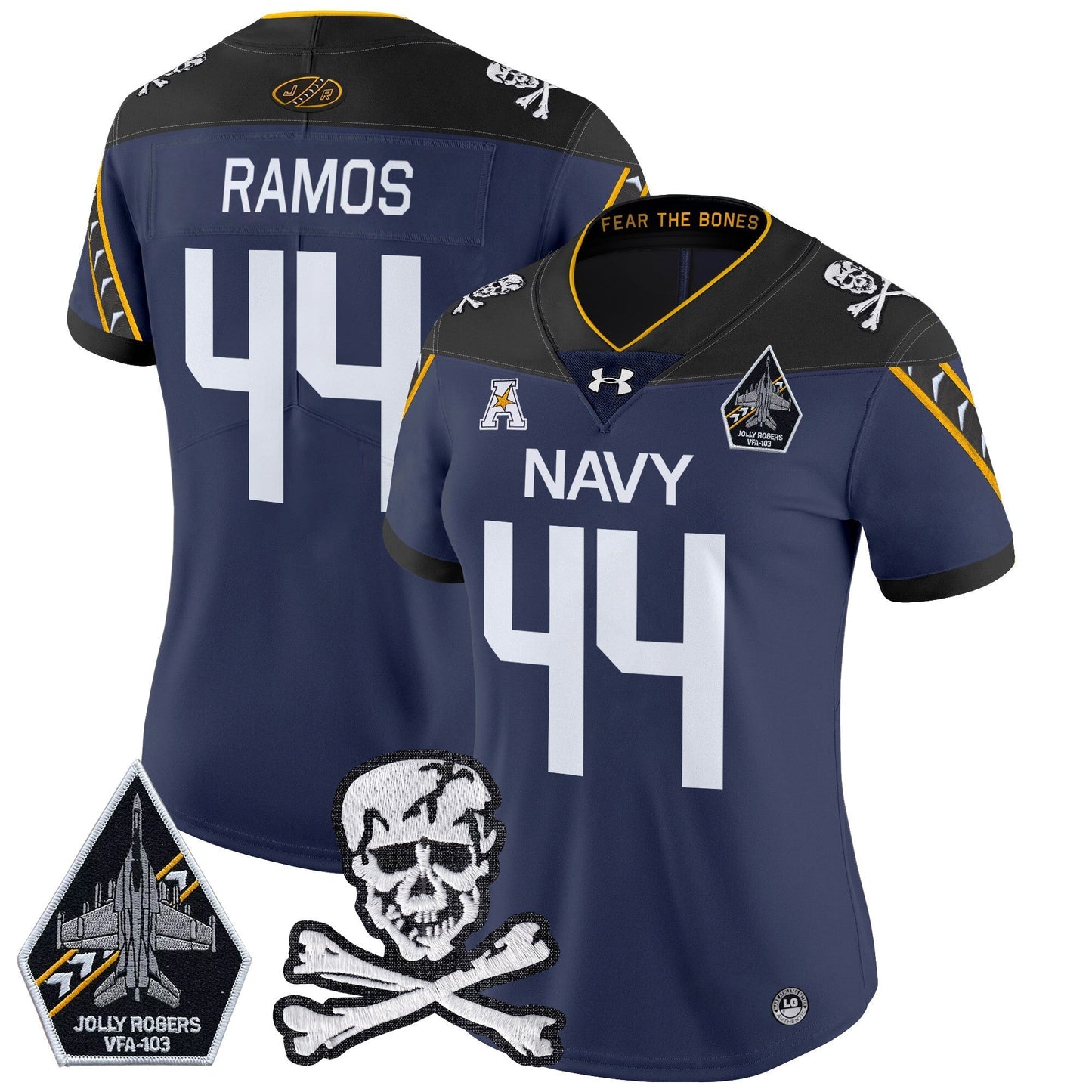 Women Navy MID 2024 Vapor Limited Jersey - All Stitched