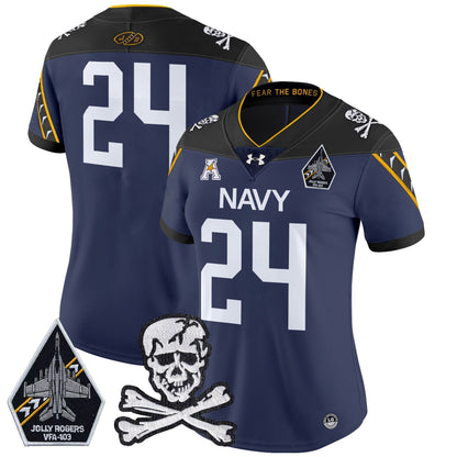Women Navy MID 2024 Vapor Limited Jersey - All Stitched