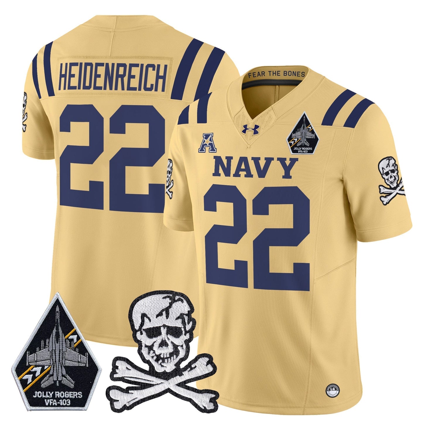 Navy MID 2024 Vapor Limited Jersey V3 - All Stitched