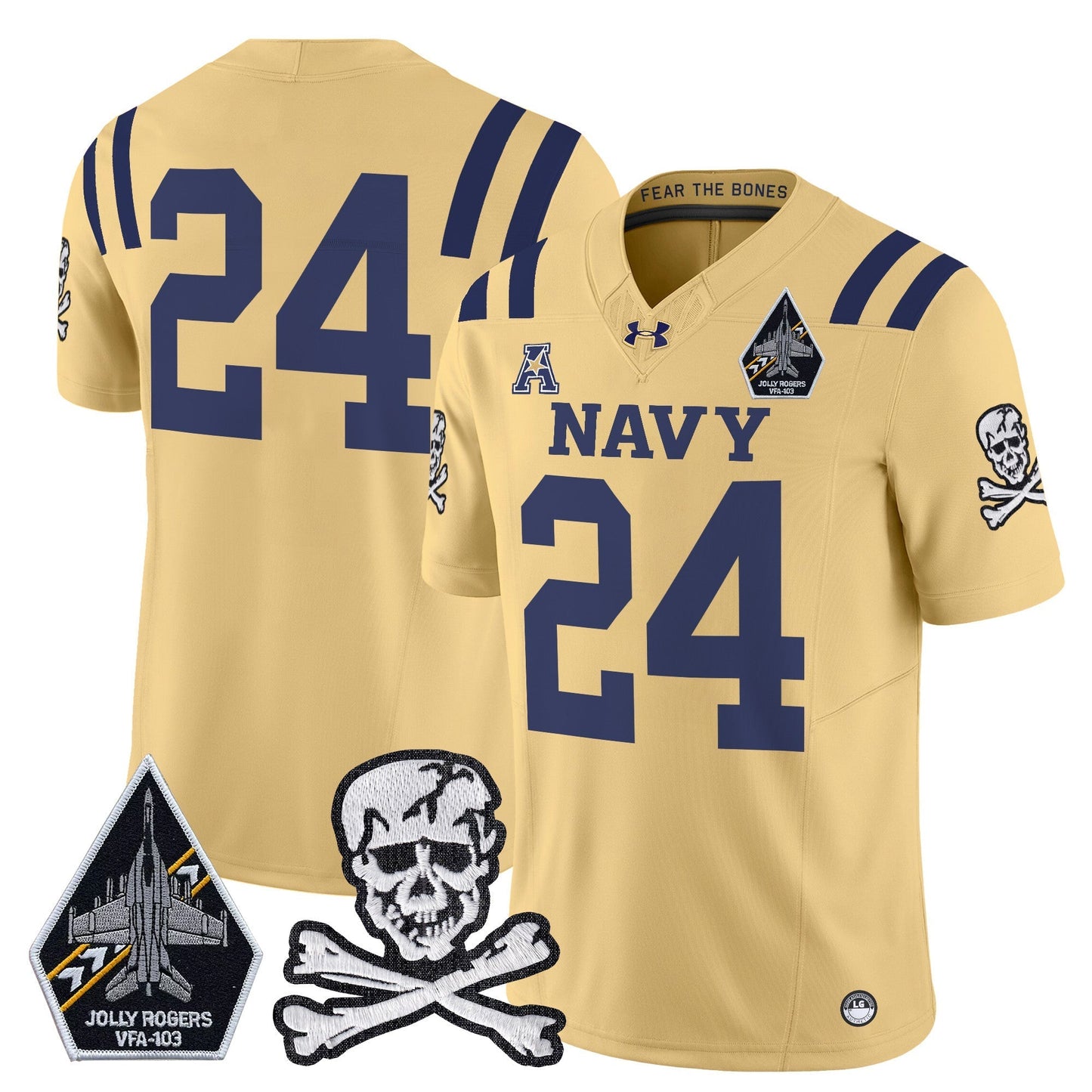 Navy MID 2024 Vapor Limited Jersey V3 - All Stitched