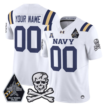 Navy MID 2024 Vapor Limited Custom Jersey V3 - All Stitched