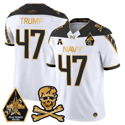 Navy MID 2024 Gold Vapor Limited Jersey - All Stitched