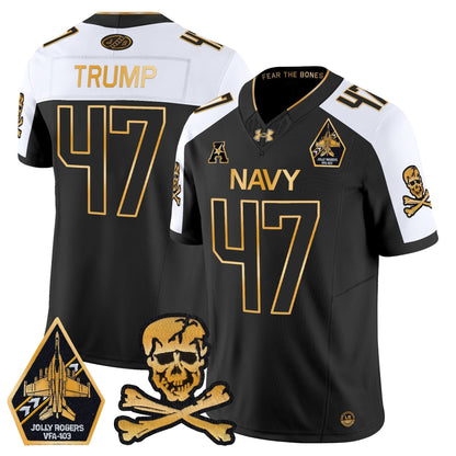 Navy MID 2024 Gold Vapor Limited Jersey - All Stitched
