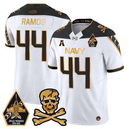 Navy MID 2024 Gold Vapor Limited Jersey - All Stitched