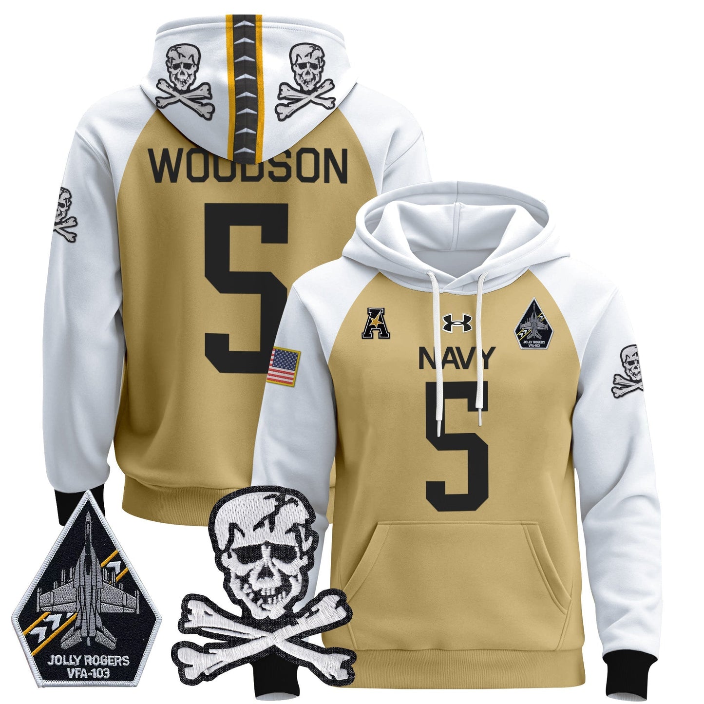 Navy MID 2024 Pullover Hoodie V2