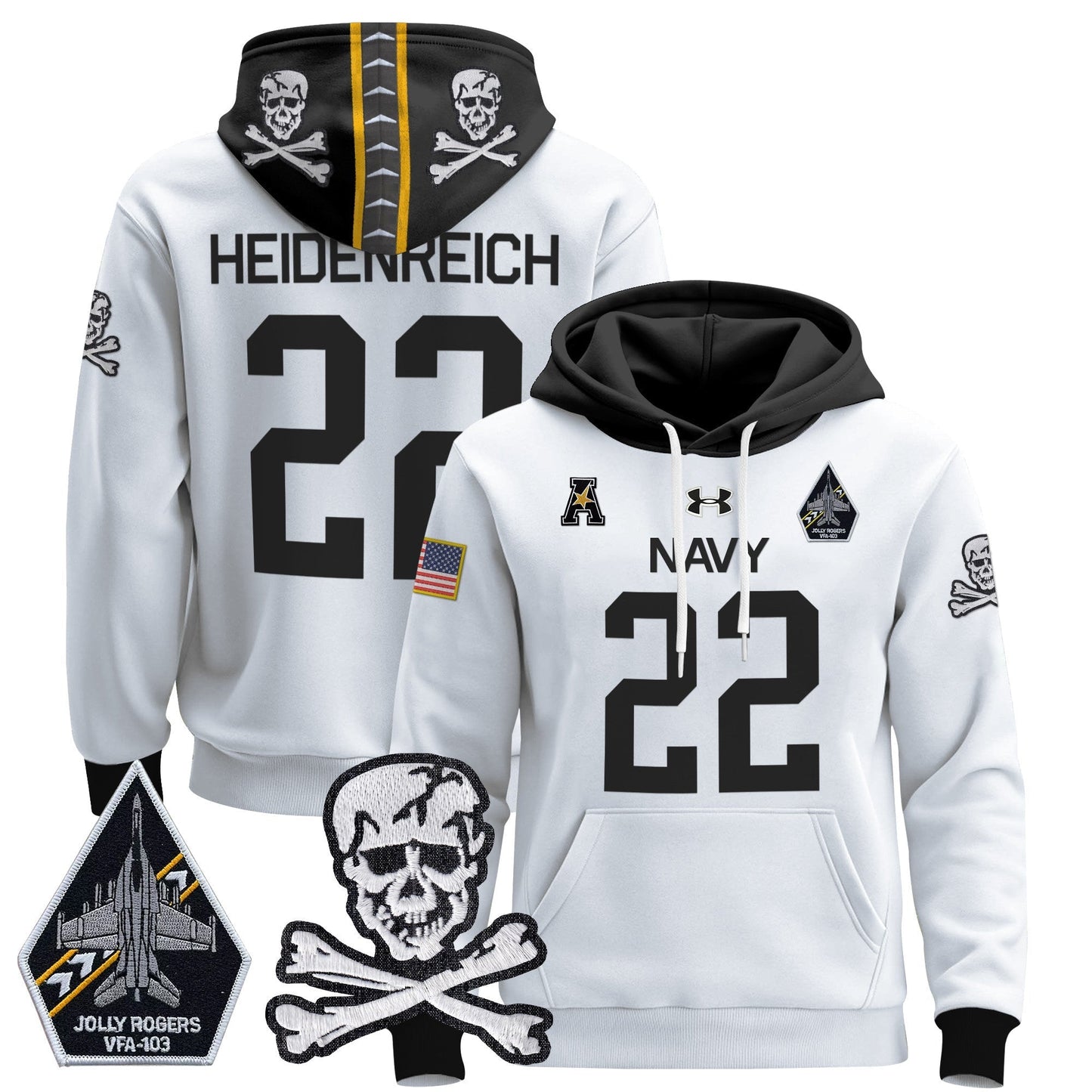 Navy MID 2024 Pullover Hoodie V2