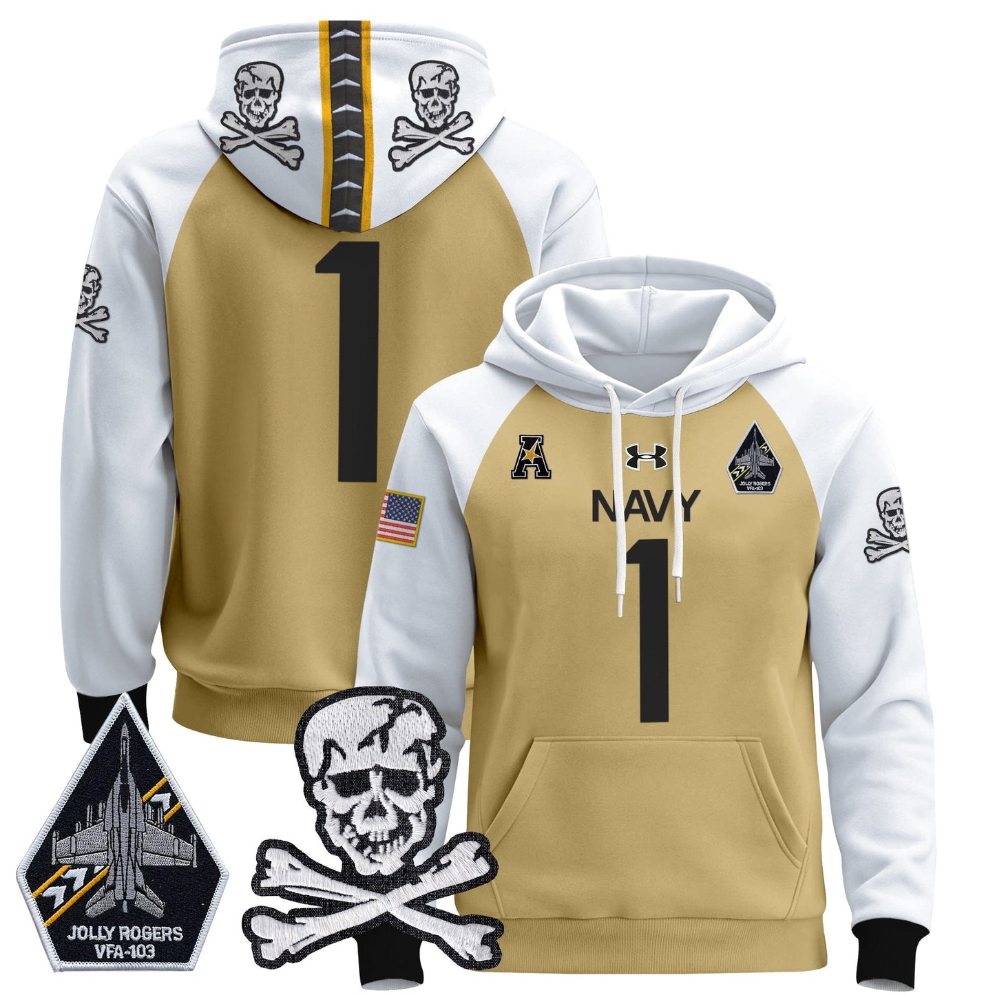 Navy MID 2024 Pullover Hoodie V2