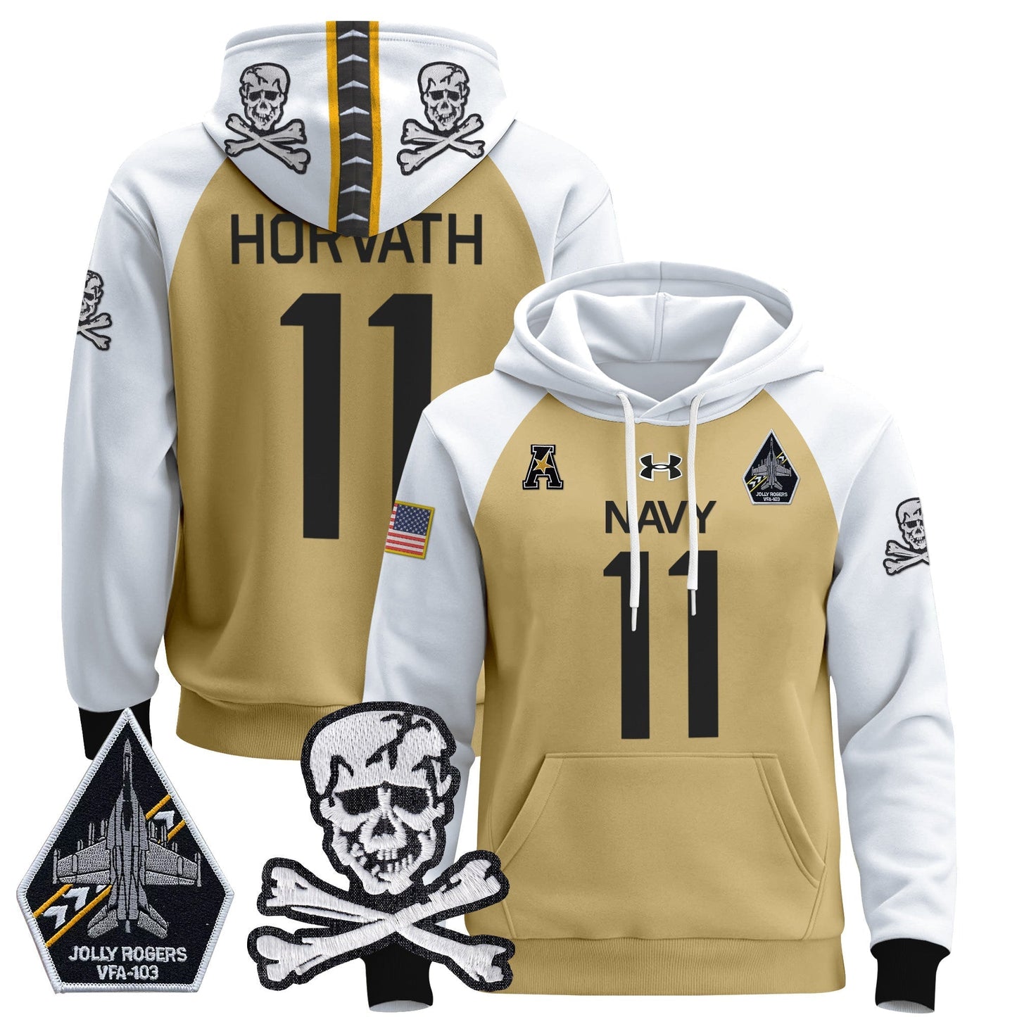 Navy MID 2024 Pullover Hoodie V2