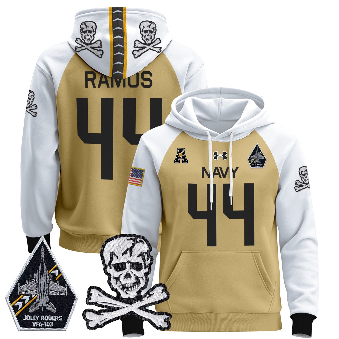 Navy MID 2024 Pullover Hoodie V2