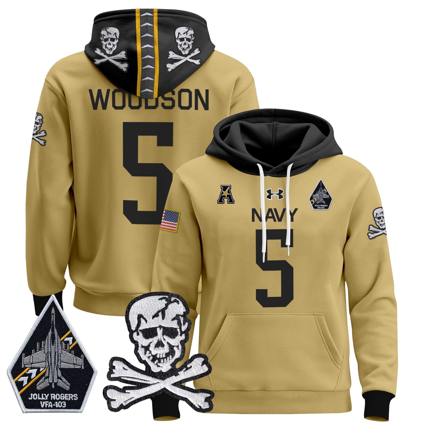 Navy MID 2024 Pullover Hoodie V2