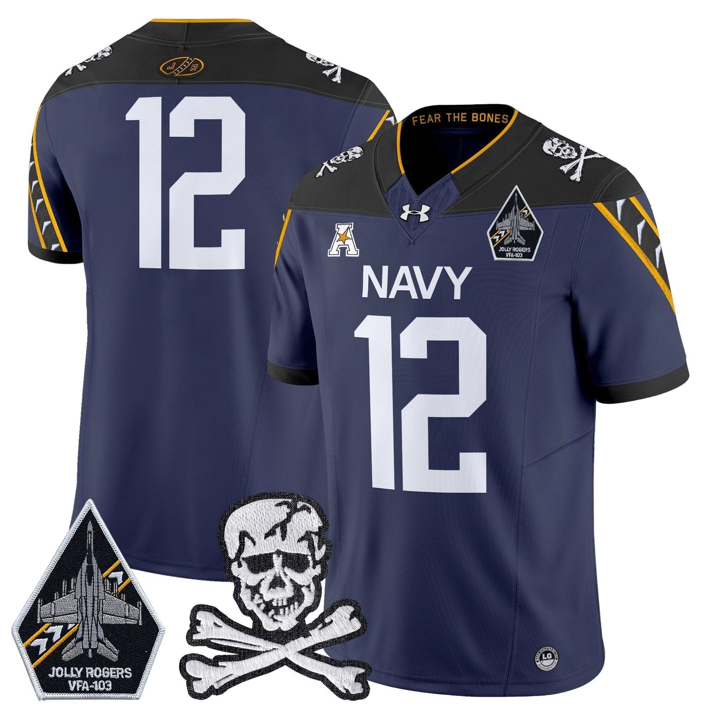 Navy MID 2024 Vapor Limited Jersey - All Stitched