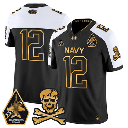 Navy MID 2024 Gold Vapor Limited Jersey - All Stitched