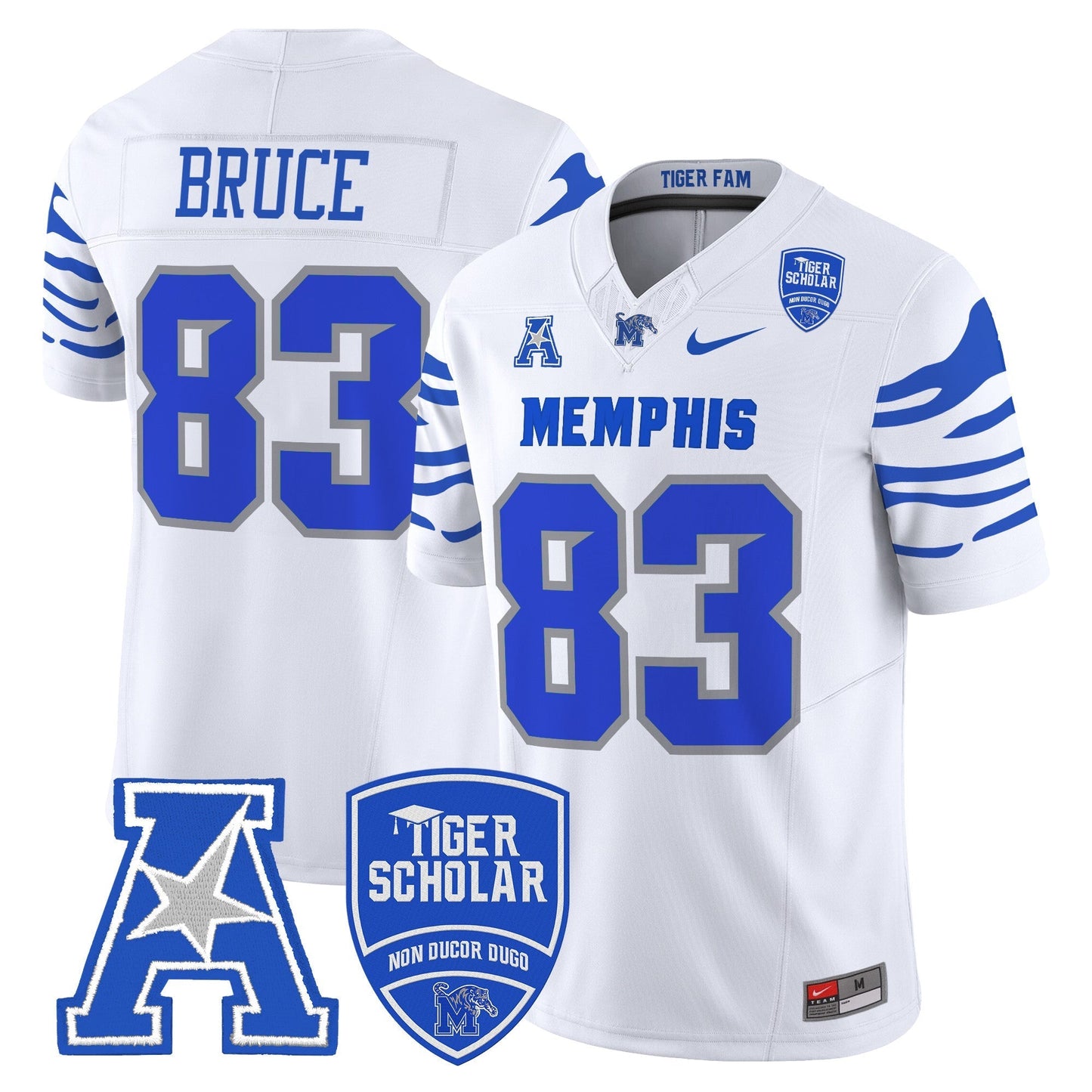 Memphis Tigers 2024 Vapor Limited Jersey - All Stitched