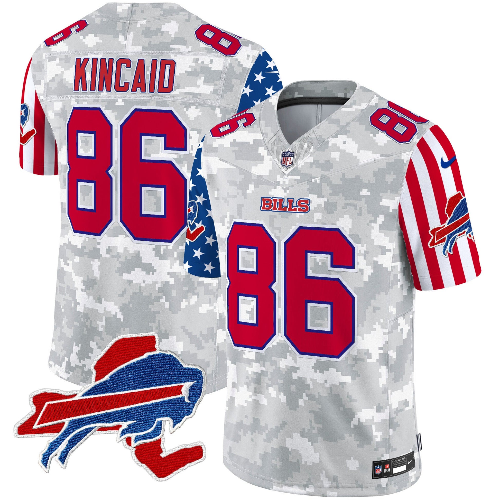 Men's Bills American Style Vapor Limited Jersey - All Stitched