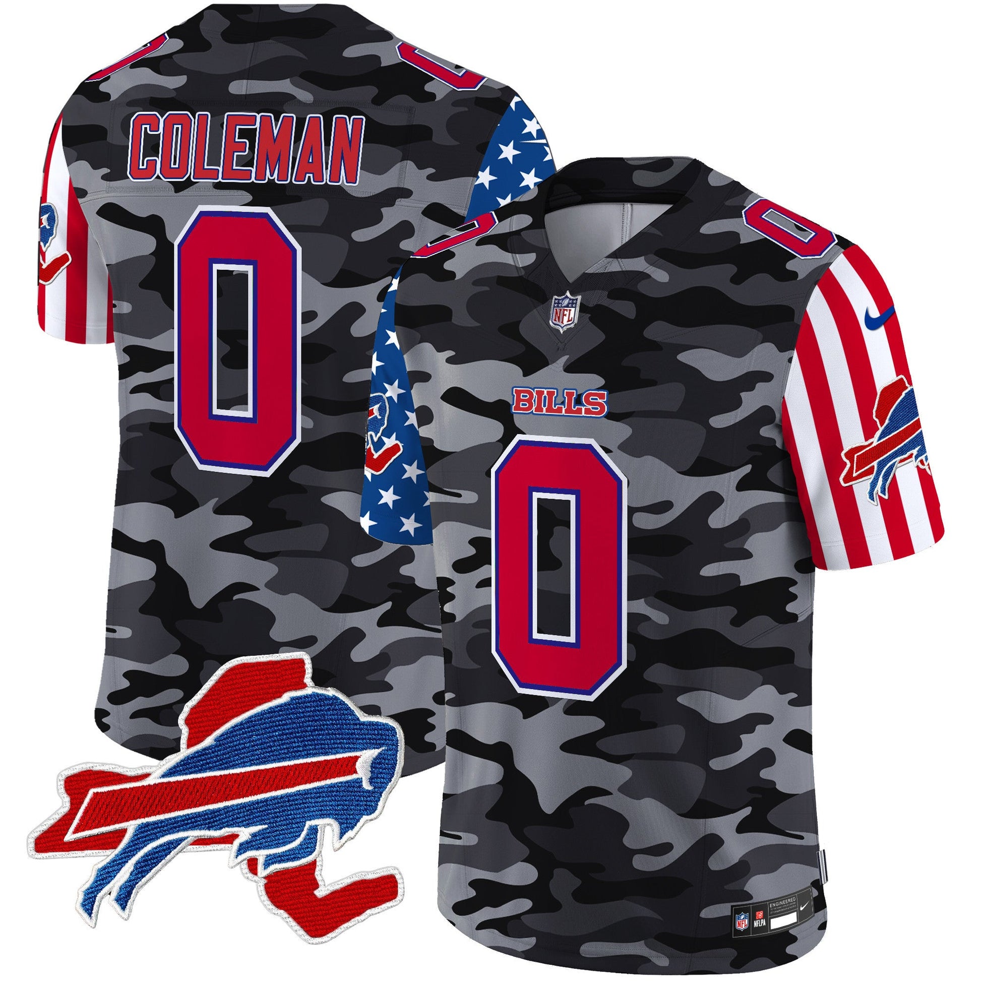Men's Bills American Style Vapor Limited Jersey - All Stitched