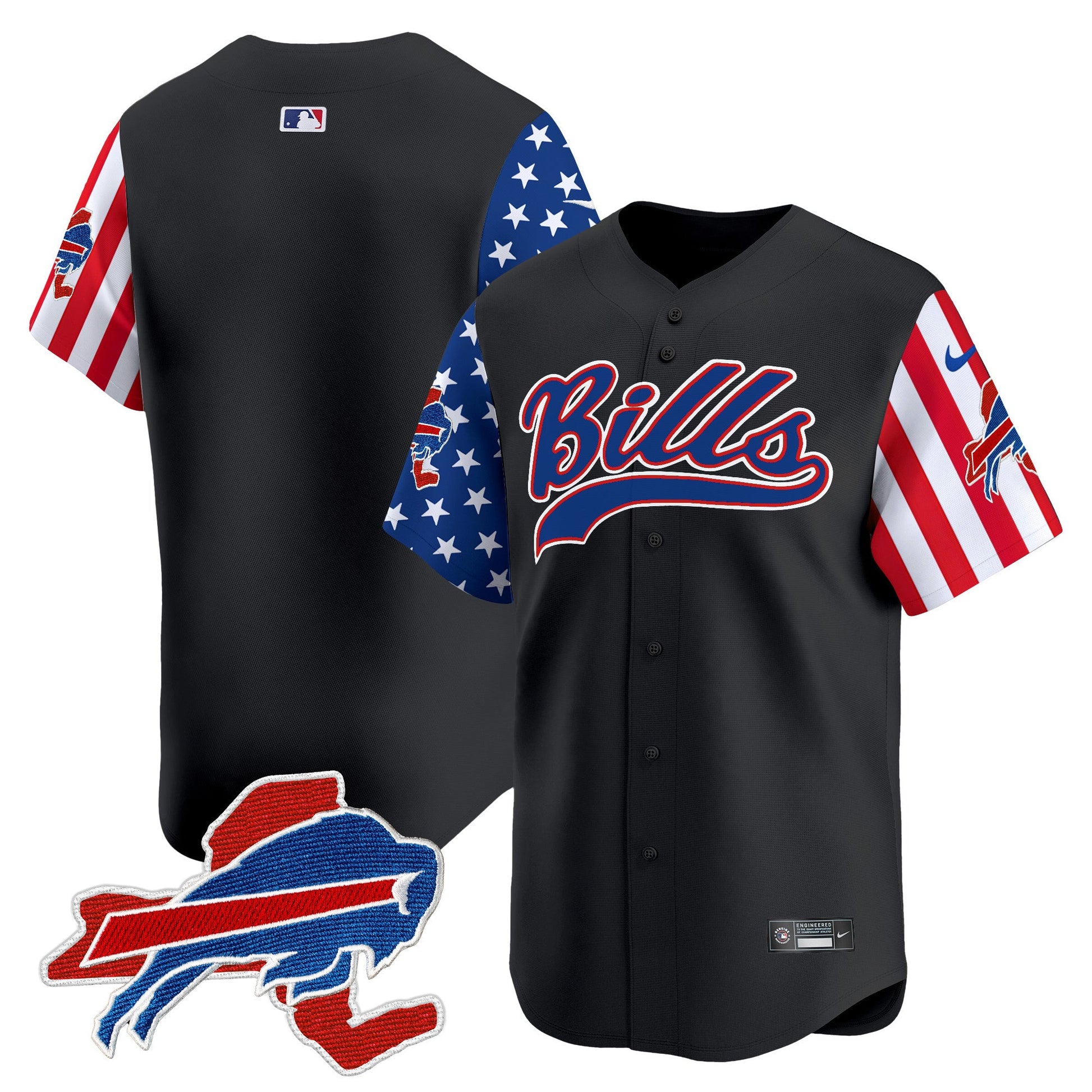 Men's Buffalo Bills 2024 American Style Vapor Baseball Jersey - All Stitched