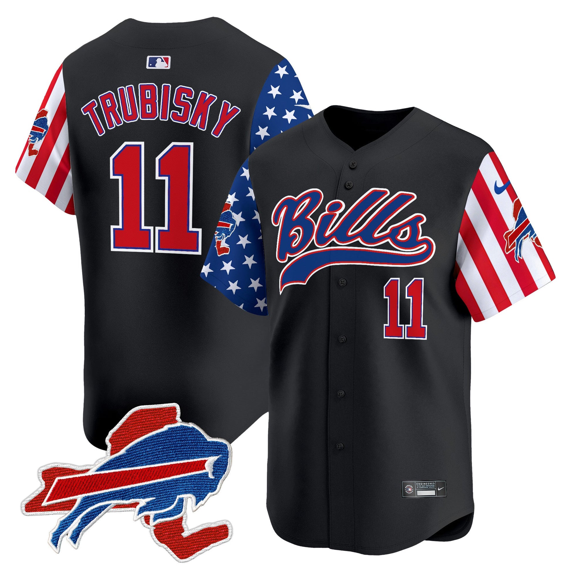 Men's Buffalo Bills 2024 American Style Vapor Baseball Jersey - All Stitched