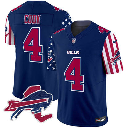 Men's Bills American Style Vapor Limited Jersey V2 - All Stitched