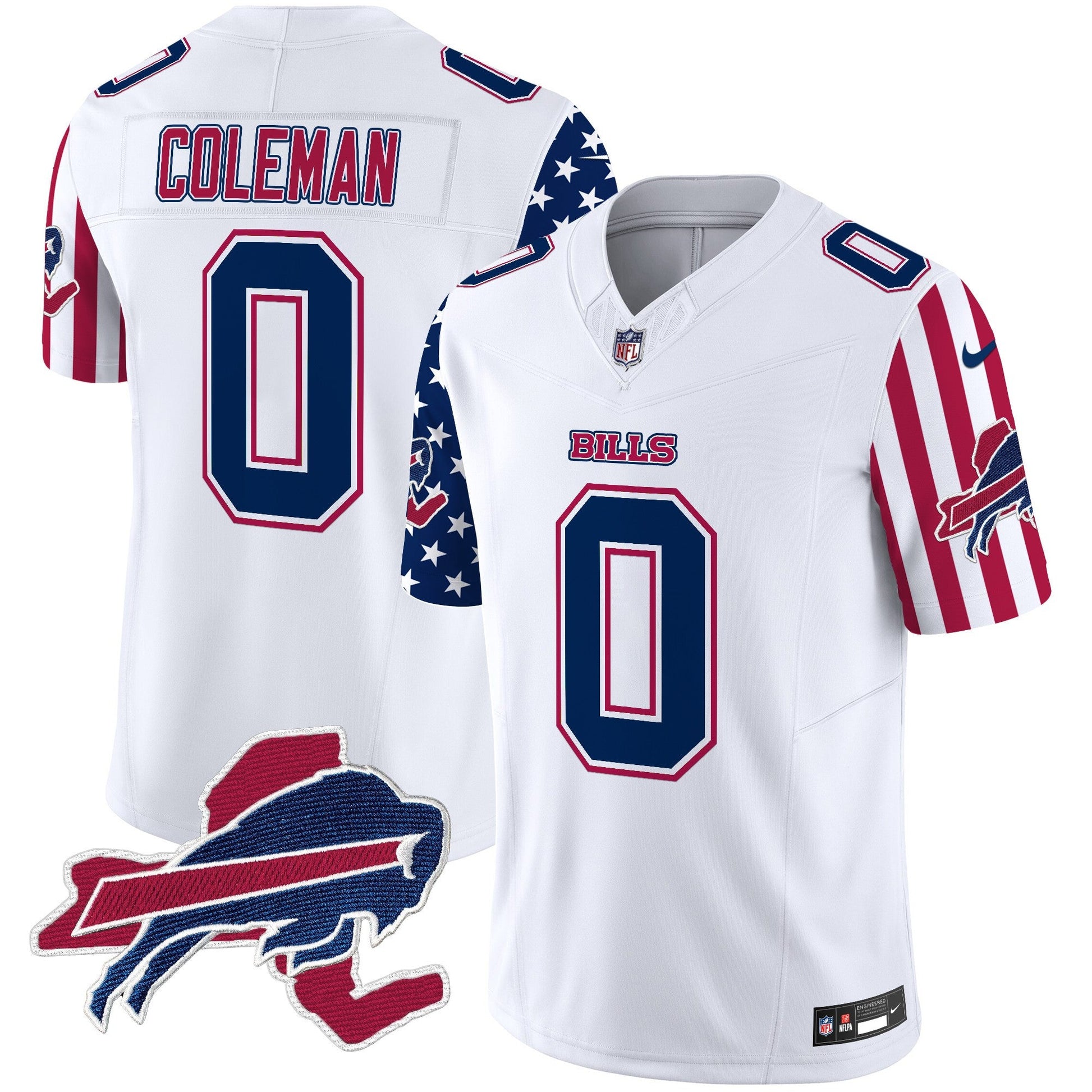 Men's Bills American Style Vapor Limited Jersey V2 - All Stitched