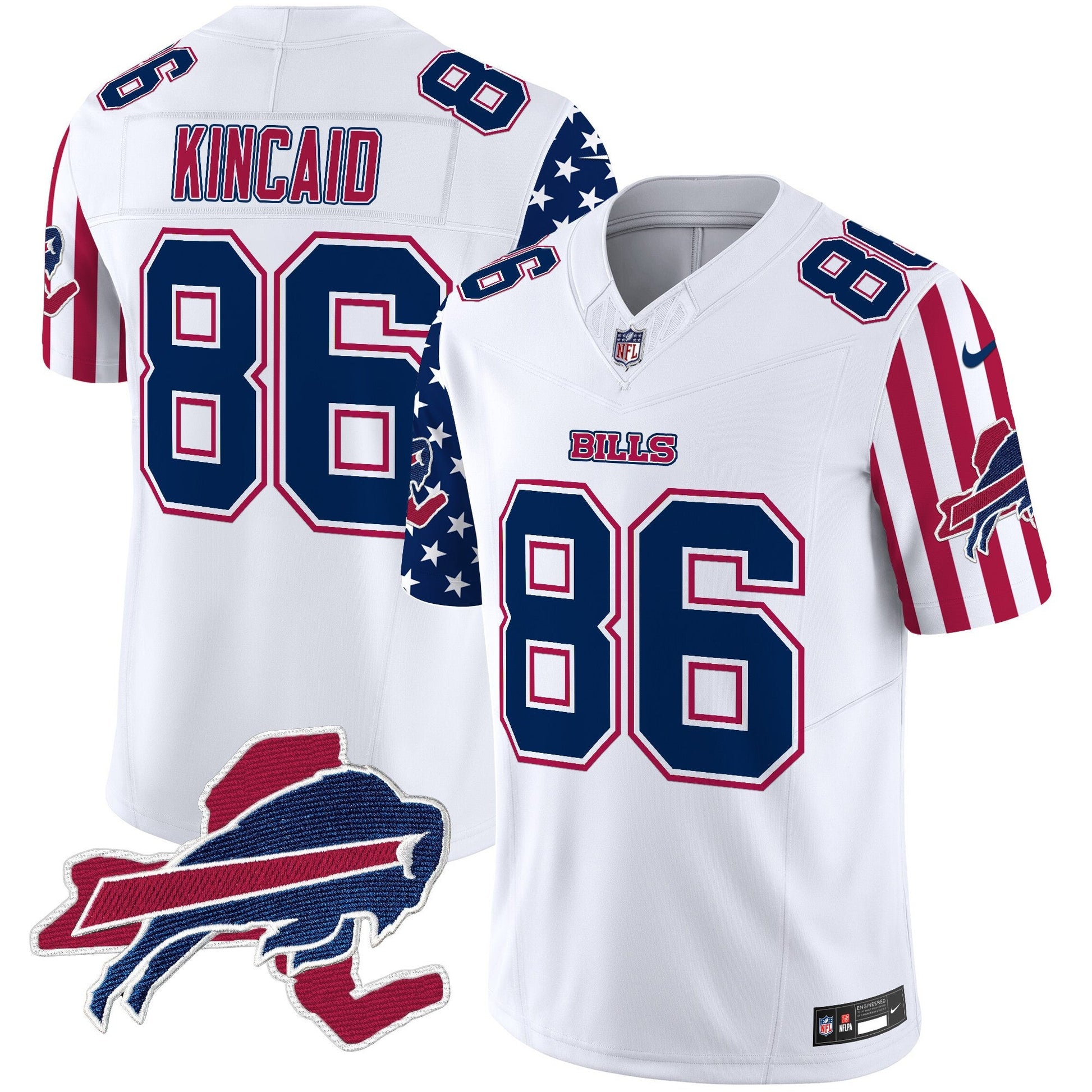 Men's Bills American Style Vapor Limited Jersey V2 - All Stitched