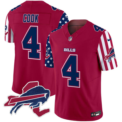 Men's Bills American Style Vapor Limited Jersey V2 - All Stitched