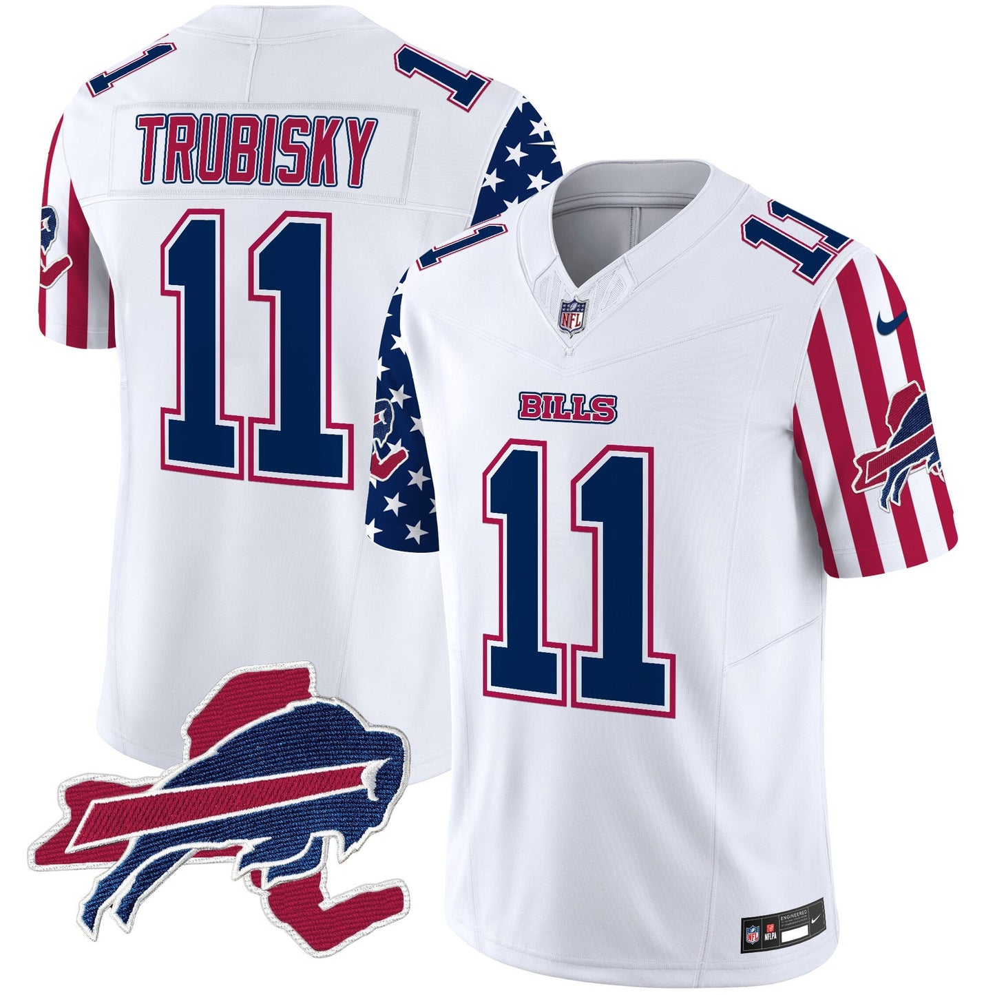 Men's Bills American Style Vapor Limited Jersey V2 - All Stitched