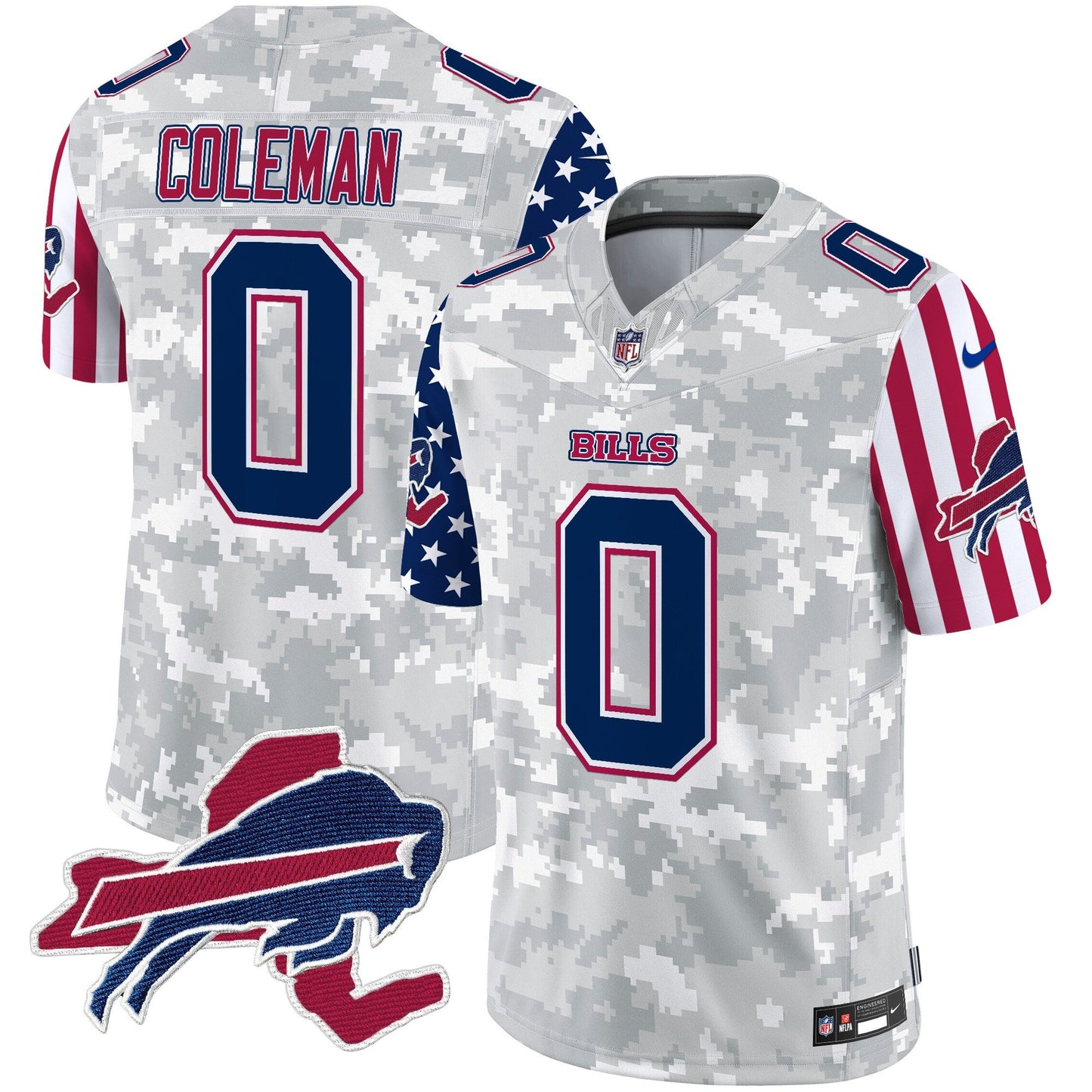 Men's Bills American Style Vapor Limited Jersey V2 - All Stitched