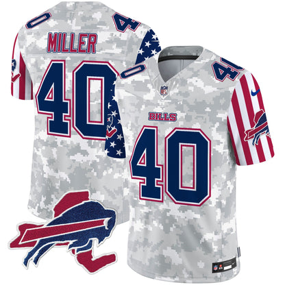 Men's Bills American Style Vapor Limited Jersey V2 - All Stitched