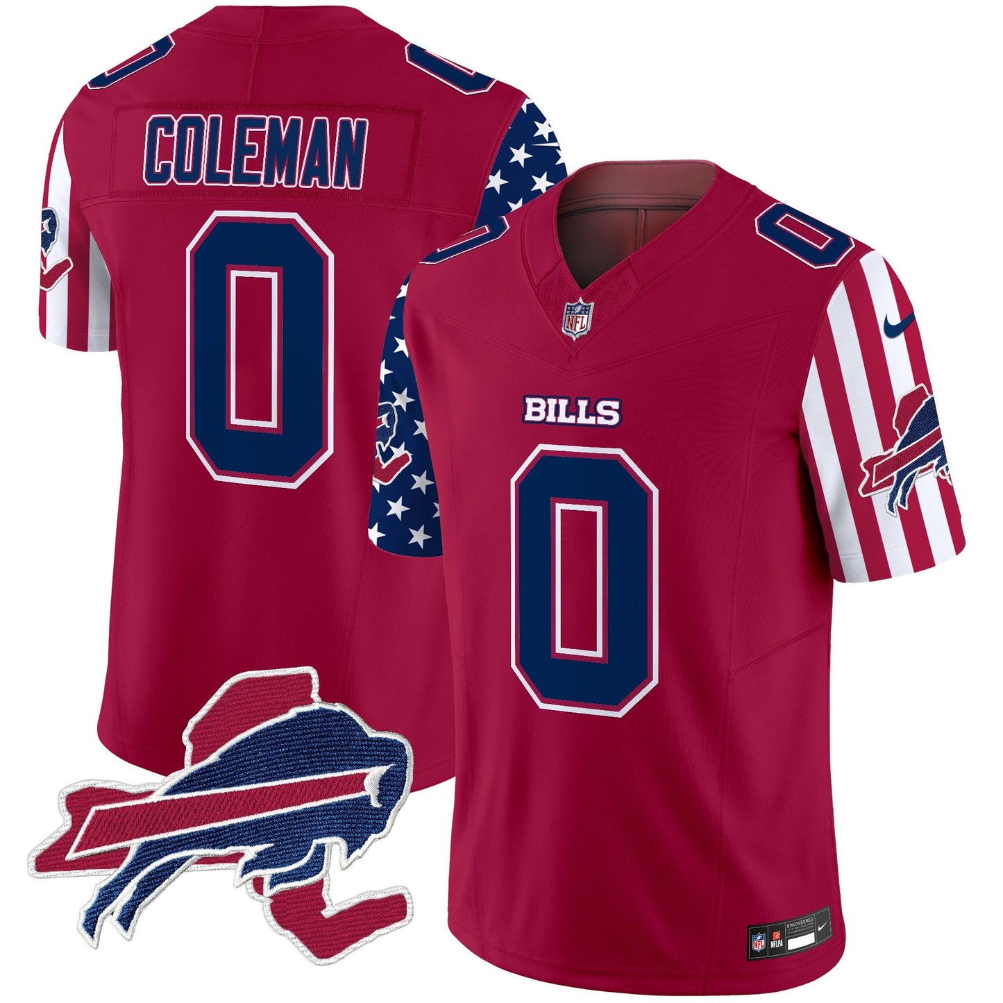 Men's Bills American Style Vapor Limited Jersey V2 - All Stitched