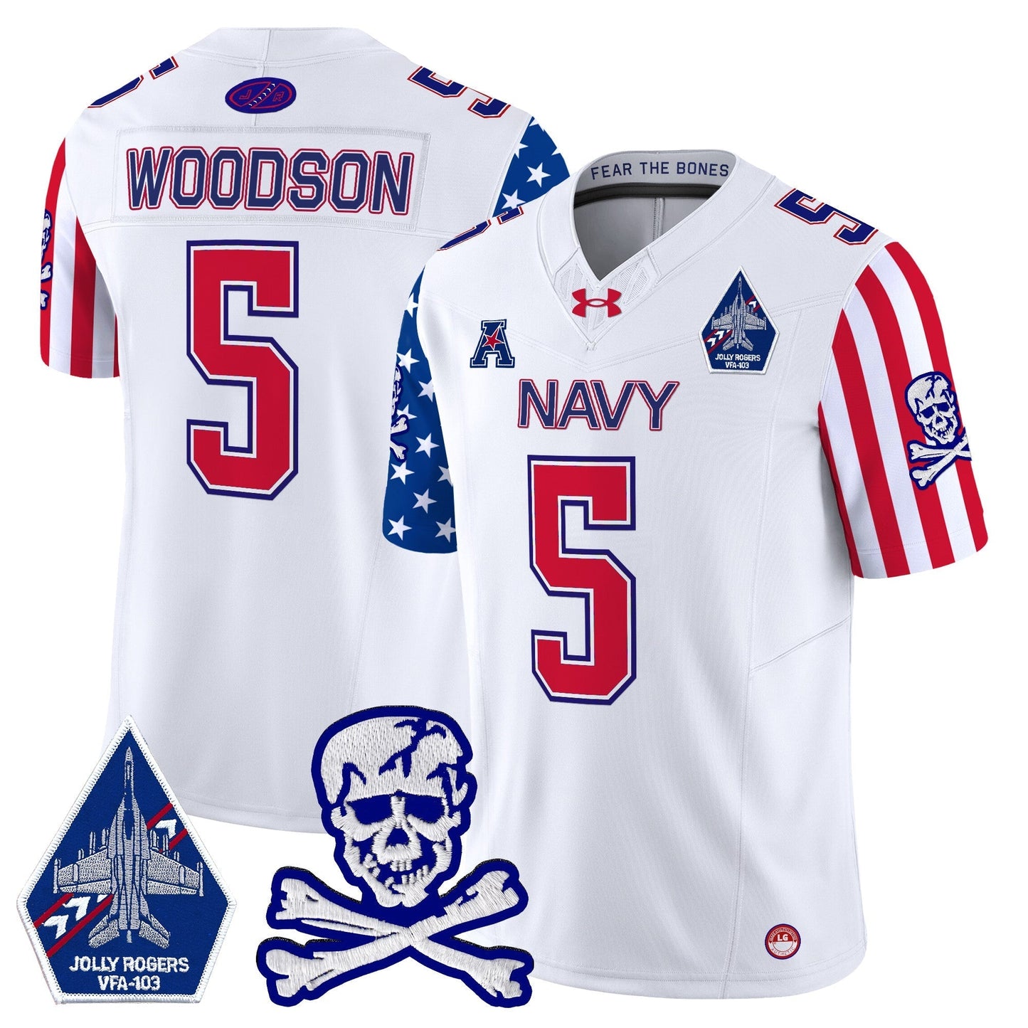 Navy MID 2024 American Style Vapor Limited Jersey - All Stitched