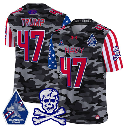 Navy MID 2024 American Style Vapor Limited Jersey - All Stitched