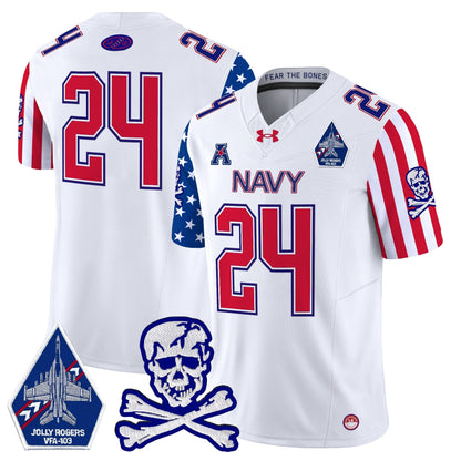 Navy MID 2024 American Style Vapor Limited Jersey - All Stitched
