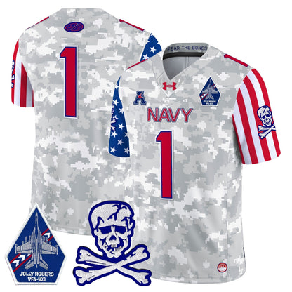 Navy MID 2024 American Style Vapor Limited Jersey - All Stitched