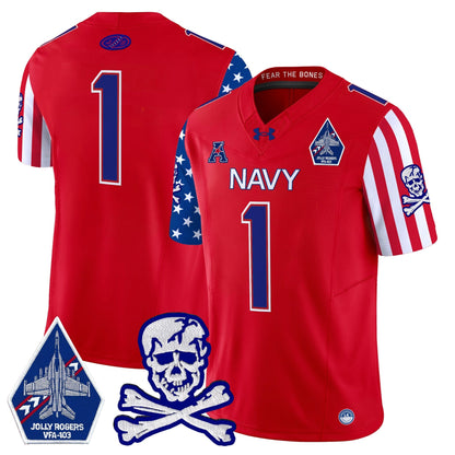 Navy MID 2024 American Style Vapor Limited Jersey - All Stitched