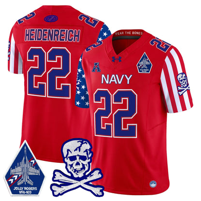 Navy MID 2024 American Style Vapor Limited Jersey - All Stitched