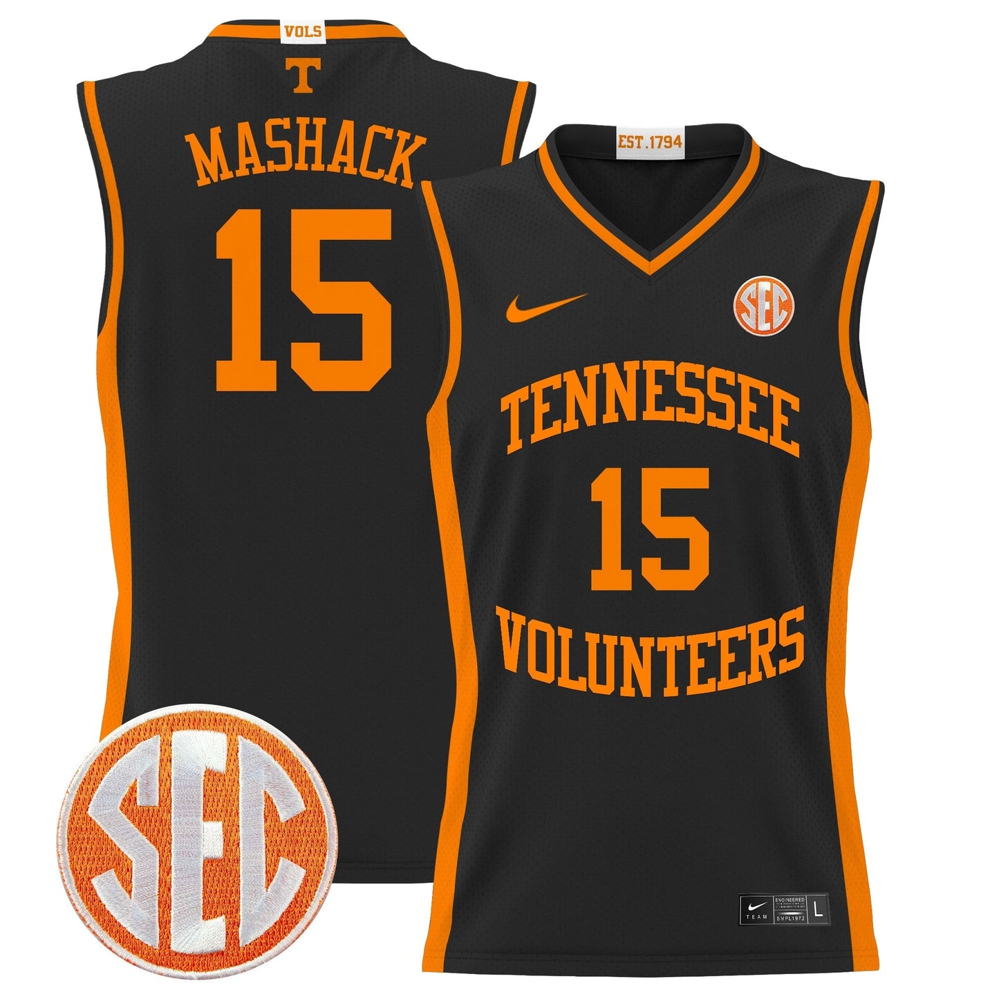 TENN 2024 Lightweight Basketball Jersey - All Stitched