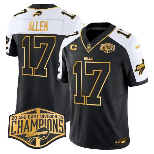 Bills 2024 AFC East Division Champions Gold Vapor Limited Jersey - Stitched