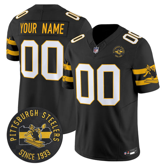 PIT Throwback 1933 Patch Vapor Limited Custom Jersey - Stitched