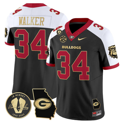 Men's Georgia Bulldogs 2024 Vapor Limited Jersey V5 - Georgia Map - All Stitched