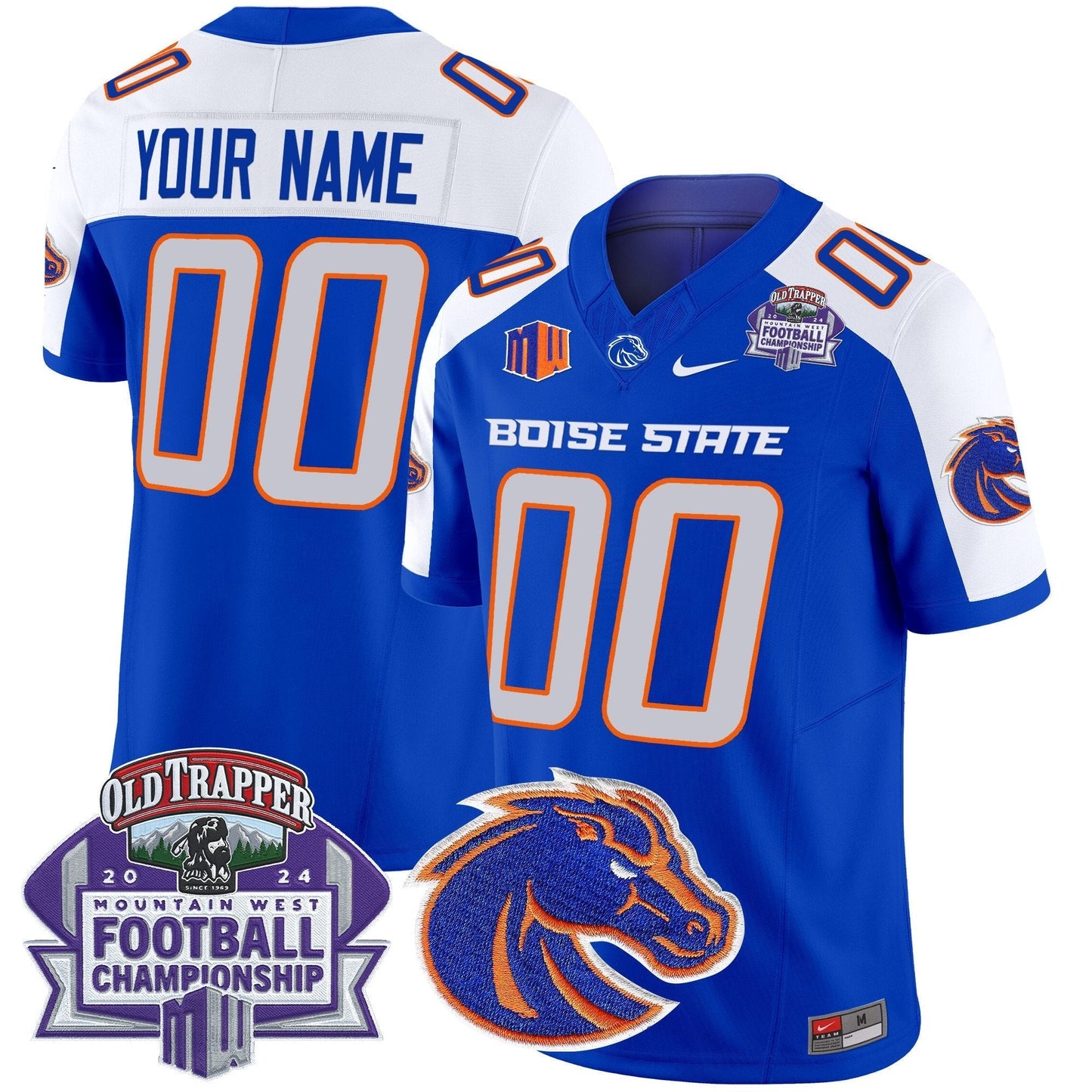 BSU 2024 Championship Vapor Limited Custom Jersey - All Stitched