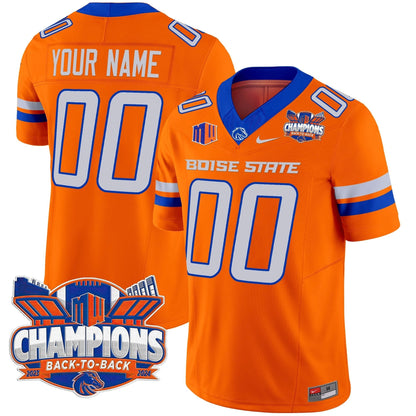 BSU 2024 Back To Back Champions Vapor Limited Custom Jersey - All Stitched