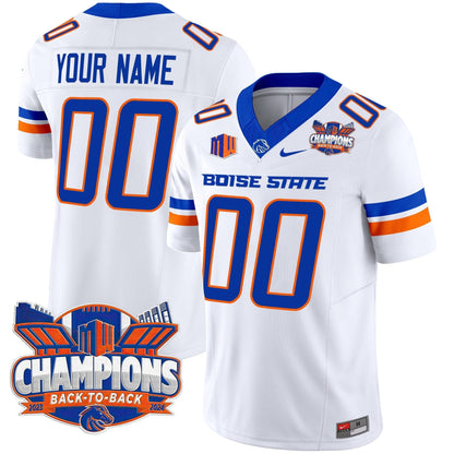 BSU 2024 Back To Back Champions Vapor Limited Custom Jersey - All Stitched